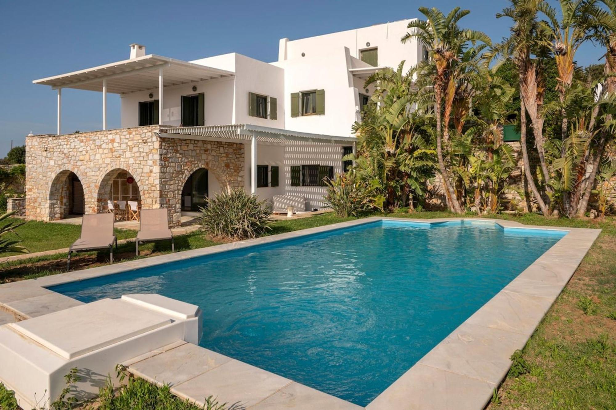Villa Franca Ideal For Wedding Parties Парос Екстериор снимка